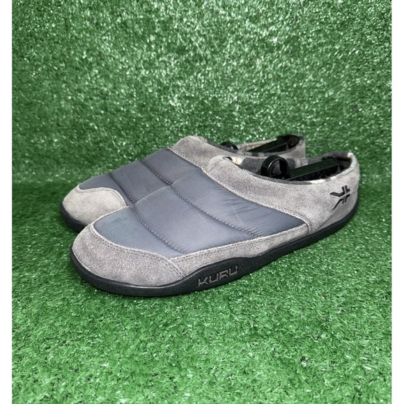 Kuru Draft Mens Size 10.5 Gray Black Casual Classic Walking Slip On Mule Slipper main image 9